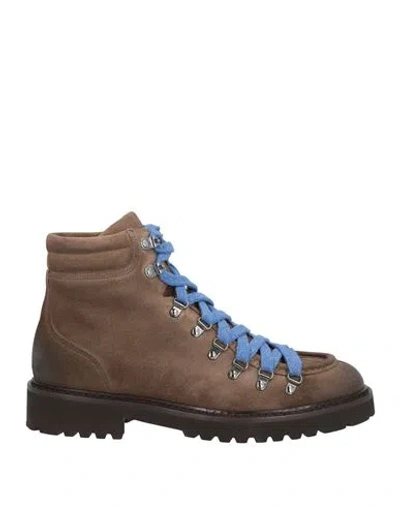 Doucal's Man Ankle Boots Dark Brown Size 9 Leather