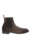 Doucal's Suede Flex Chelsea Boots In Brown
