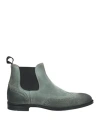 Doucal's Man Ankle Boots Light Green Size 9 Leather