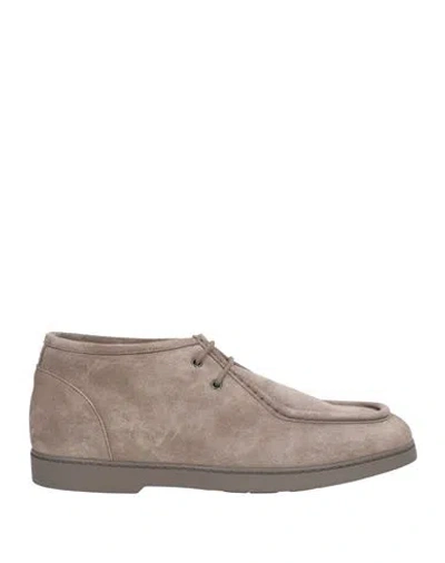 Doucal's Man Ankle Boots Light Grey Size 9 Leather