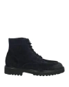 Doucal's Man Ankle Boots Midnight Blue Size 8.5 Leather