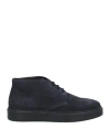 Doucal's Man Ankle Boots Midnight Blue Size 8.5 Leather