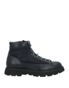 Doucal's Man Ankle Boots Midnight Blue Size 8.5 Leather