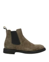 Doucal's Man Ankle Boots Military Green Size 9 Leather In Green
