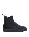 Doucal's Man Ankle Boots Navy Size 6 Leather In Navy Blue