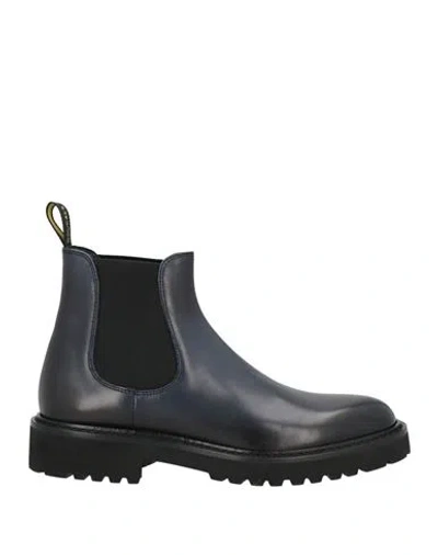 Doucal's Man Ankle Boots Navy Size 8 Leather