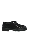 Doucal's Man Lace-up Shoes Black Size 8.5 Leather