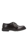 Doucal's Man Lace-up Shoes Brown Size 7 Soft Leather