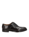 Doucal's Man Lace-up Shoes Chocolate Brown Size 7 Leather
