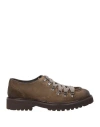 Doucal's Man Lace-up Shoes Chocolate Brown Size 9 Leather