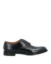Doucal's Man Lace-up Shoes Midnight Blue Size 8 Calfskin