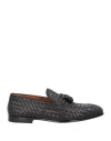 Doucal's Man Loafers Black Size 8.5 Leather In Multi