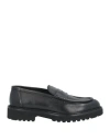 Doucal's Man Loafers Black Size 12.5 Soft Leather In Grey