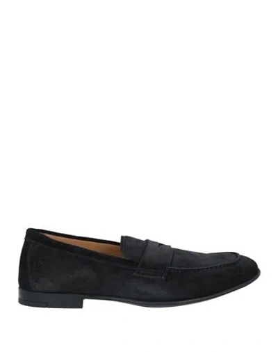 Doucal's Man Loafers Black Size 9 Calfskin