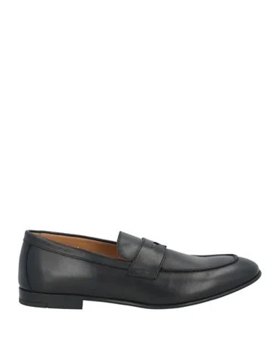 Doucal's Man Loafers Black Size 9 Calfskin