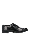 Doucal's Man Loafers Black Size 7 Leather