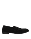Doucal's Man Loafers Black Size 9 Leather