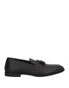 Doucal's Man Loafers Black Size 9 Leather In Black