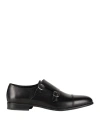 Doucal's Man Loafers Black Size 10 Soft Leather In Black
