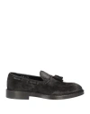 Doucal's Man Loafers Black Size 9.5 Leather