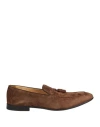 Doucal's Man Loafers Brown Size 6.5 Leather In Brown