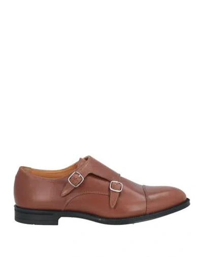 Doucal's Man Loafers Brown Size 9 Calfskin