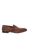 Doucal's Man Loafers Brown Size 9.5 Leather