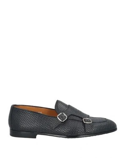 Doucal's Man Loafers Charcoal Size 7.5 Leather In Grey
