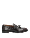 Doucal's Man Loafers Dark Brown Size 11 Soft Leather