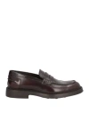 Doucal's Man Loafers Dark Brown Size 7 Leather