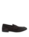 Doucal's Man Loafers Dark Brown Size 9 Leather