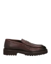 Doucal's Man Loafers Dark Brown Size 9 Calfskin