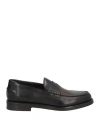 Doucal's Man Loafers Dark Brown Size 8.5 Leather In Brown
