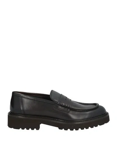 DOUCAL'S DOUCAL'S MAN LOAFERS DARK BROWN SIZE 9 SOFT LEATHER