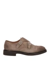 Doucal's Man Loafers Dove Grey Size 11 Leather In Grey