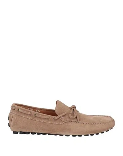 Doucal's Man Loafers Grey Size 9 Leather