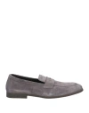 Doucal's Man Loafers Lead Size 9 Leather In Grey