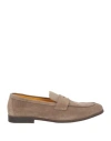 Doucal's Man Loafers Light Brown Size 8.5 Leather In Beige