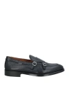 Doucal's Man Loafers Midnight Blue Size 10 Leather