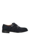 Doucal's Man Loafers Midnight Blue Size 11.5 Leather In Blu Blu E Verdi