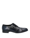 Doucal's Man Loafers Midnight Blue Size 9 Leather In Blue
