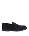 Doucal's Man Loafers Midnight Blue Size 9 Leather