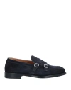 Doucal's Man Loafers Midnight Blue Size 9.5 Leather