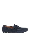 Doucal's Rubbers Blue Loafer In Navy Blue