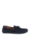 Doucal's Man Loafers Navy Size 8.5 Leather