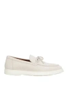 Doucal's Man Loafers Off White Size 9 Leather