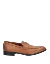 Doucal's Man Loafers Tan Size 8 Leather In Brown