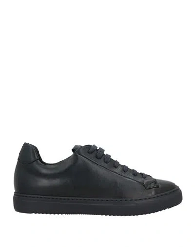 Doucal's Man Sneakers Black Size 10 Leather