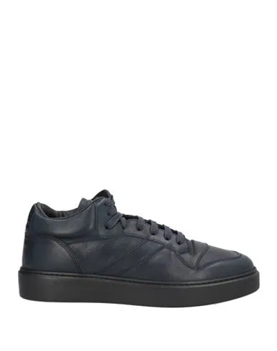 Doucal's Man Sneakers Black Size 11 Leather