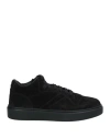 Doucal's Suede Sneakers In Black